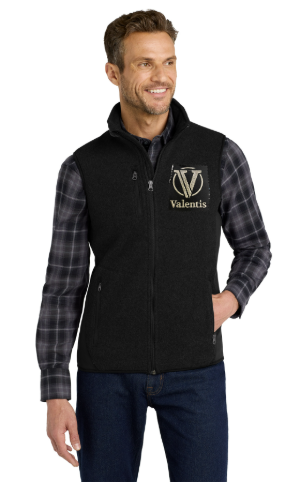 VLTS Port Authority® R-Tek® Pro Fleece Full-Zip Vest - NEW (Silver Embroidery)