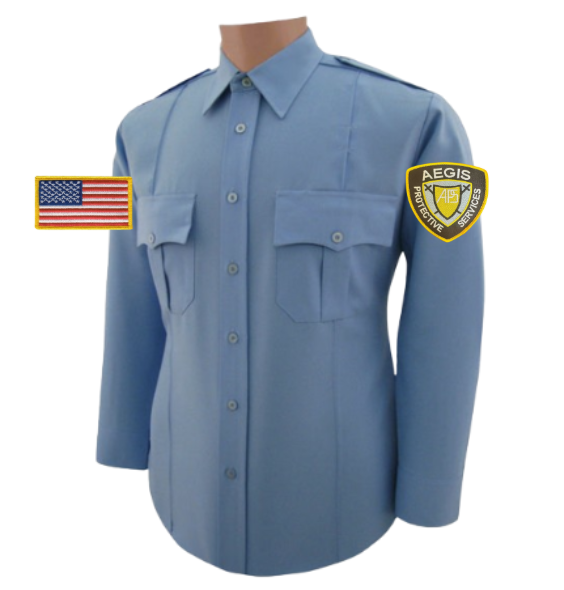 APS All Polyester Long Sleeve Shirt