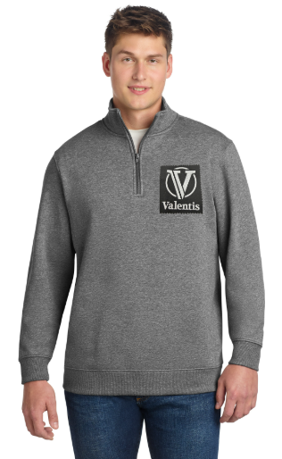 VLTS Sport-Tek® 1/4-Zip Sweatshirt (White Embroidery)