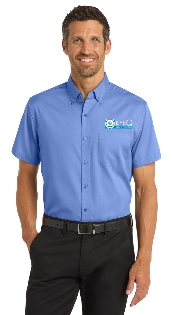 EQM Port Authority® Short Sleeve SuperPro™ Twill Shirt