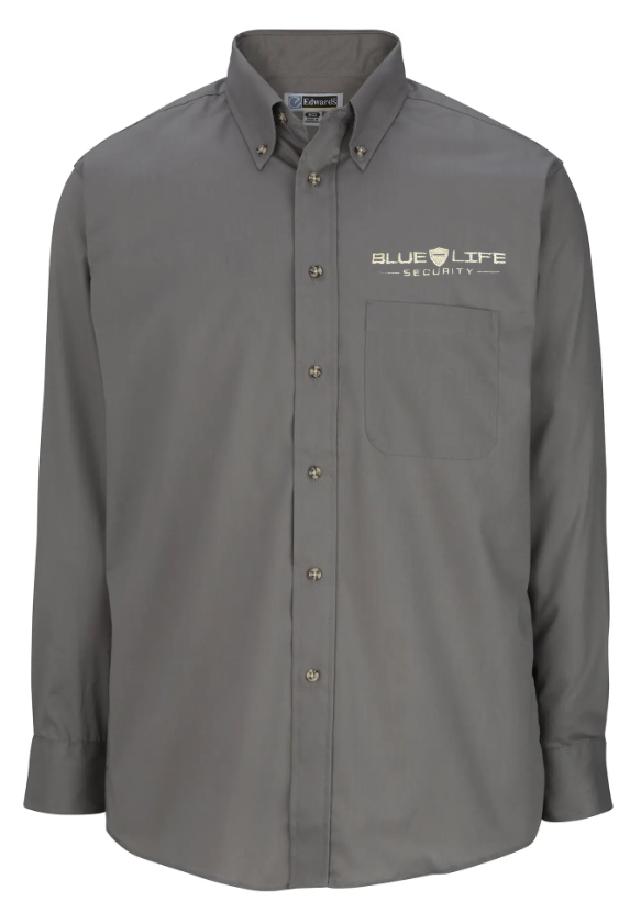 BLS Easy Care Poplin Long Sleeve Mens Shirt
