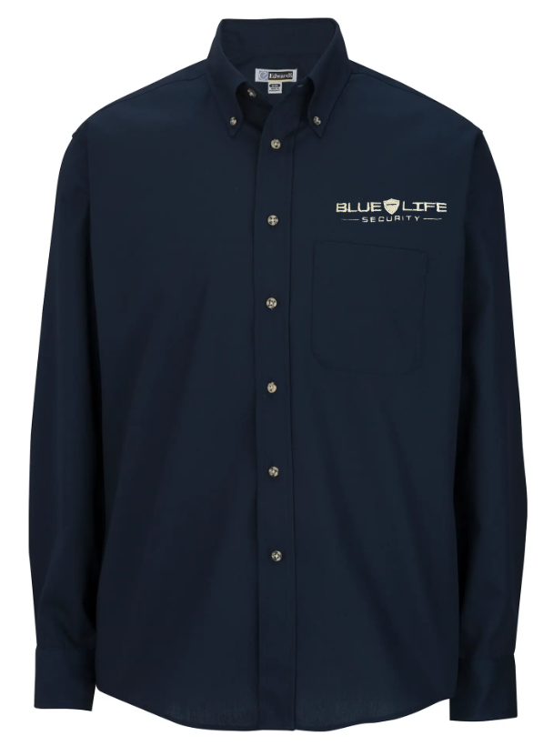BLS Easy Care Poplin Long Sleeve Mens Shirt