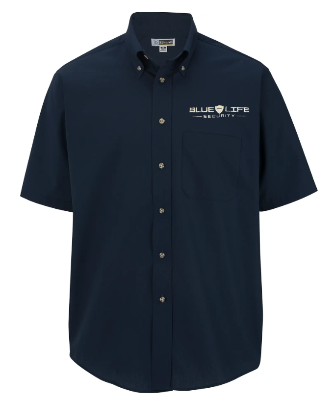 BLS Easy Care Poplin Short Sleeve Mens Shirt