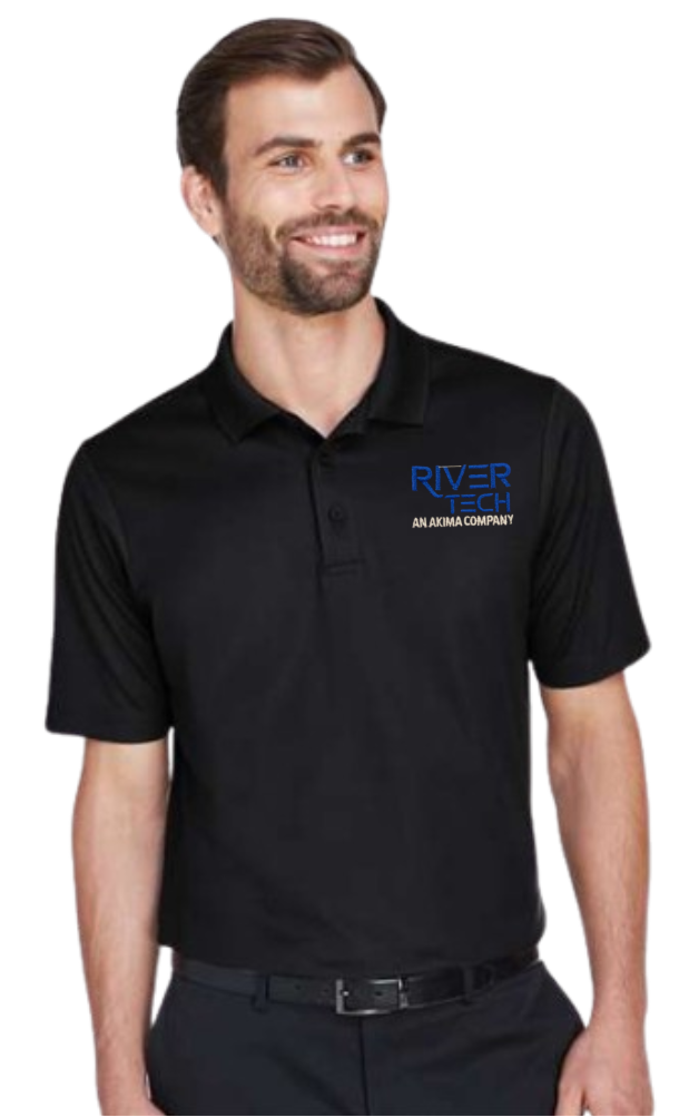 AKI Men's CrownLux Performance® Plaited Polo