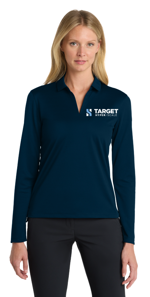 TH Nike Women's Dri-FIT Micro Pique 2.0 Long Sleeve Polo