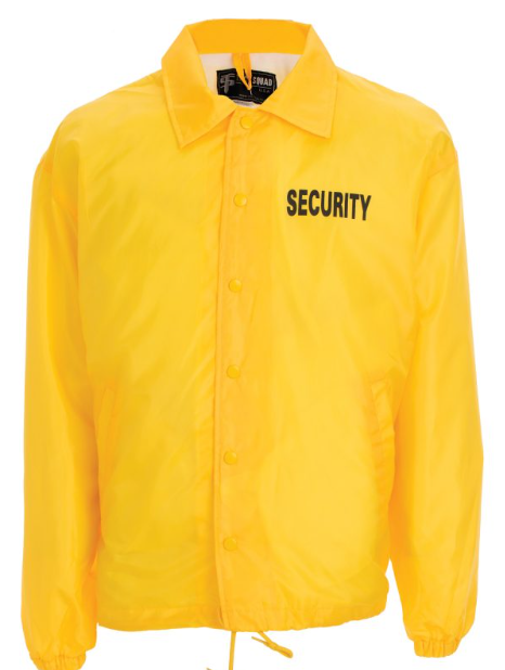 Classic SECURITY Windbreaker -