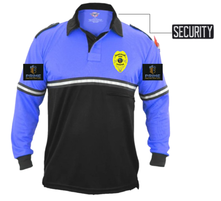 PRP Two Tone Bike Patrol Shirt With Zipper Pocket - Long Sleeve