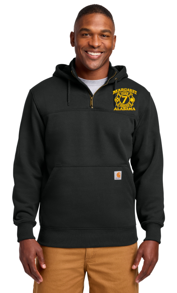 MFD Carhartt® Rain Defender® Paxton Heavyweight Hooded Zip Mock Sweatshirt