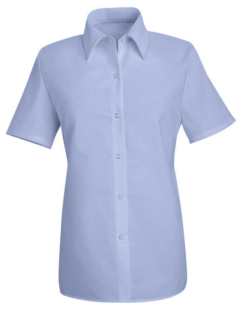 Women's Short Sleeve Specialized Pocketless Work Shirt
