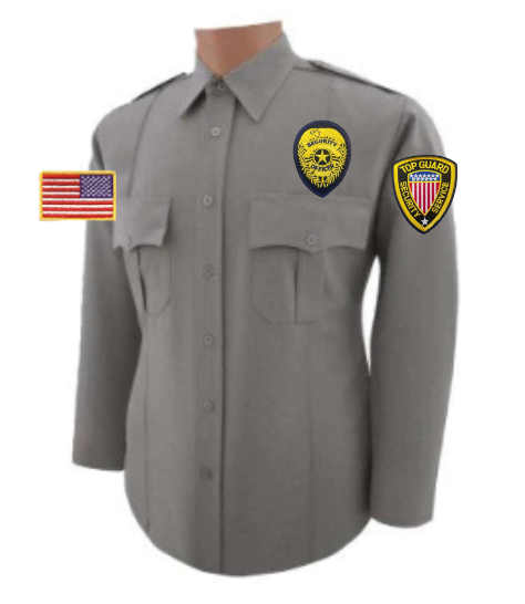 TG All Polyester Long Sleeve Two Tone Shirt