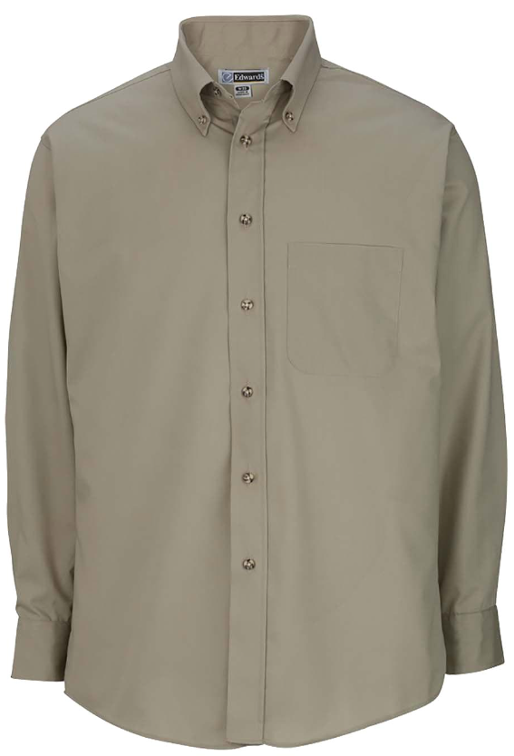 Easy Care Poplin Long Sleeve Mens Shirt