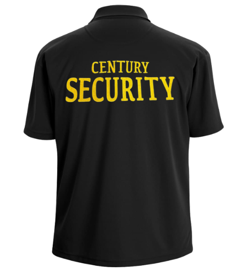 CPS Hi-Performance Mesh Polo (Security in Gold on Back)