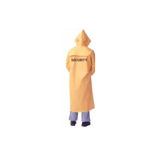 49" Long Raincoat with SECURITY on Back