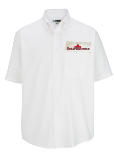GCC Easy Care Oxford Short Sleeve Mens Shirt