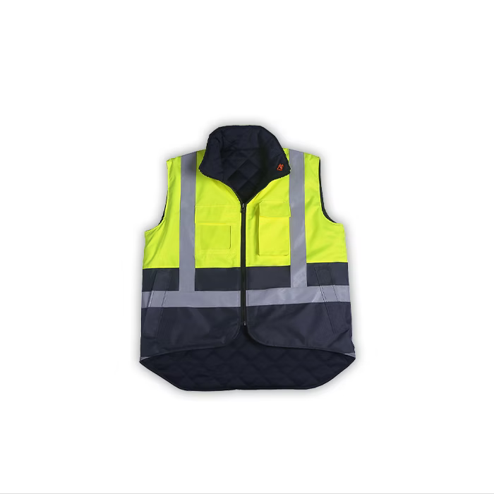 4-in-1 Parka w/body Warmer Lime/Blue Class 3
