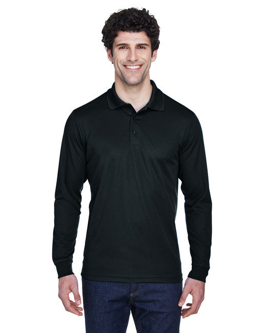 Men's Pinnacle Performance Long Sleeve Piqué Polo