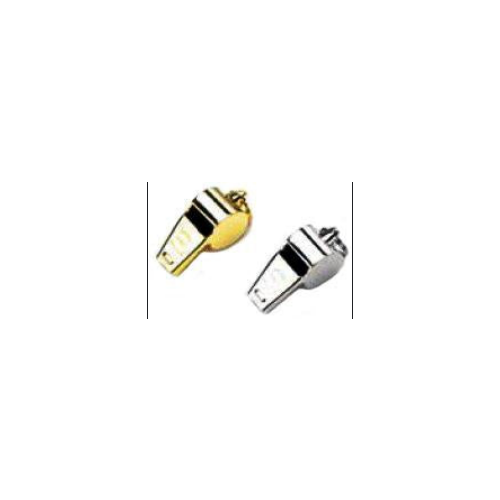 Gold Plated Brass Whistle