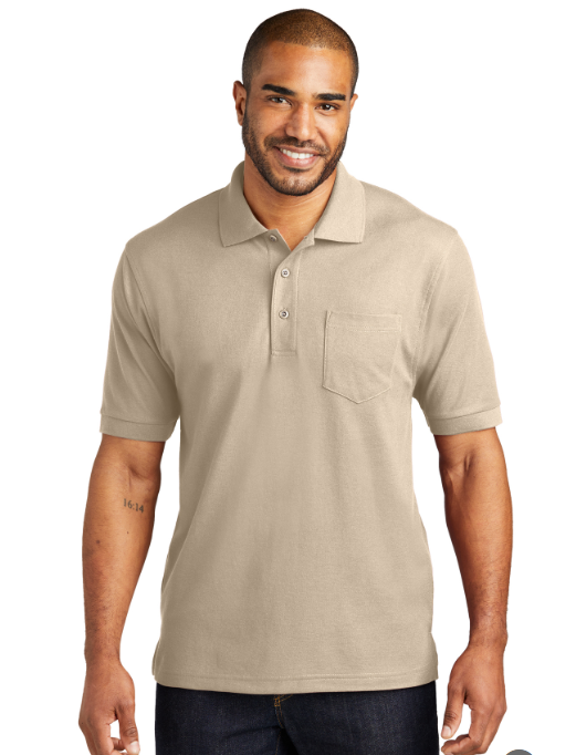 Port Authority® Silk Touch™ Polo with Pocket