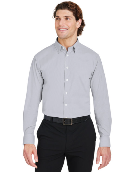 Men's CrownLux Performance® Microstripe Dress Shirt