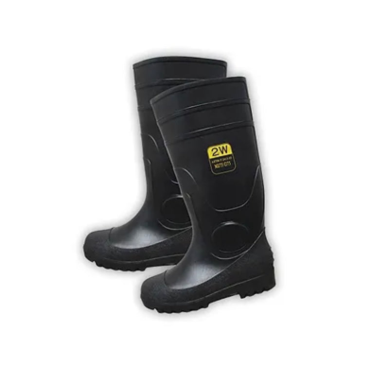 SPT-16 Plain Toe PVC Knee Boots