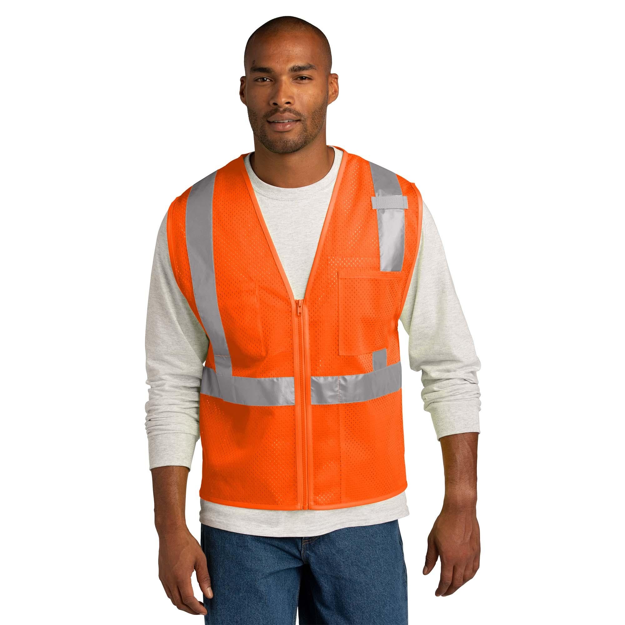 CornerStone® ANSI 107 Class 2 Mesh Zippered Vest