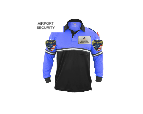 ARR Two Tone Bike Patrol Shirt with Zipper Pocket Long Sleeve