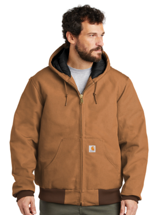 DPW Carhartt® Quilted-Flannel-Lined Duck Active Jacket