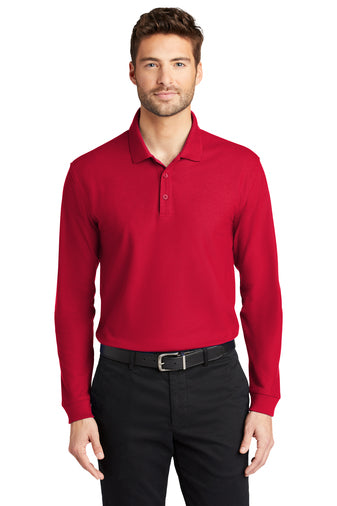 Port Authority® Long Sleeve Core Classic Pique Polo