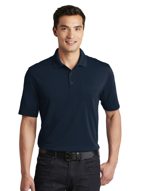 Port Authority® Dry Zone® UV Micro-Mesh Pocket Polo