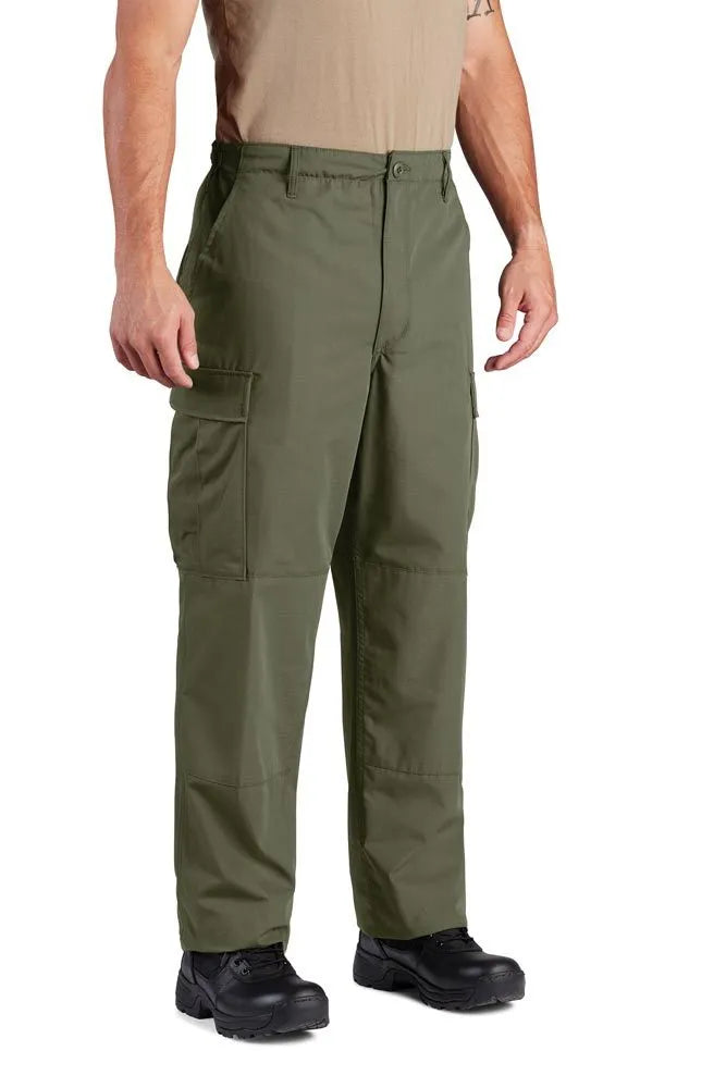 BDU Trouser Button Fly - Battle Rip® 65/35 Ripstop