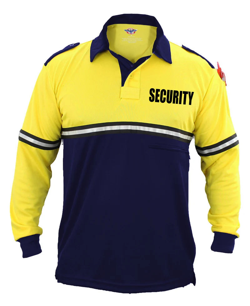 First Class Two Tone With Zipper Pocket Long W/ Security ID on Front and Back