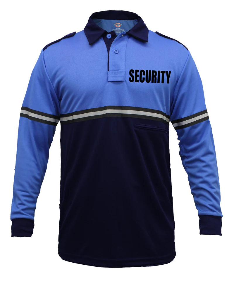 First Class Two Tone With Zipper Pocket Long W/ Security ID on Front and Back