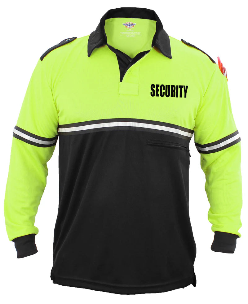 First Class Two Tone With Zipper Pocket Long W/ Security ID on Front and Back