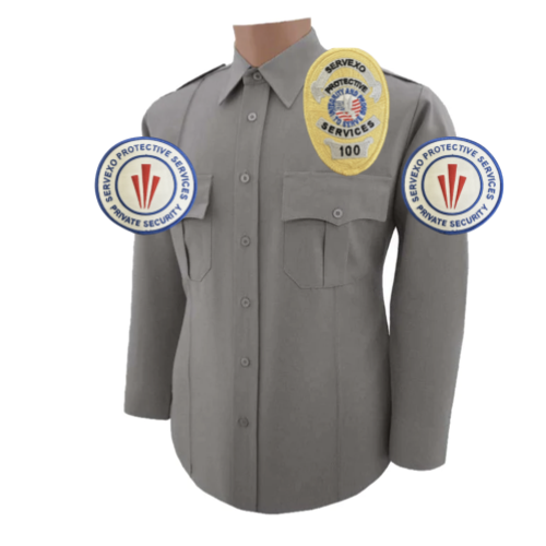 SER All Polyester Long Sleeve Shirt