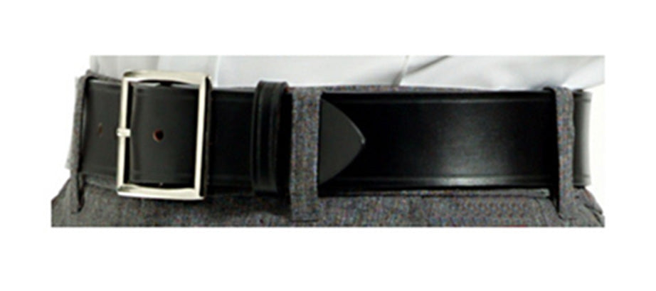 Garrison Plain Leather Belt