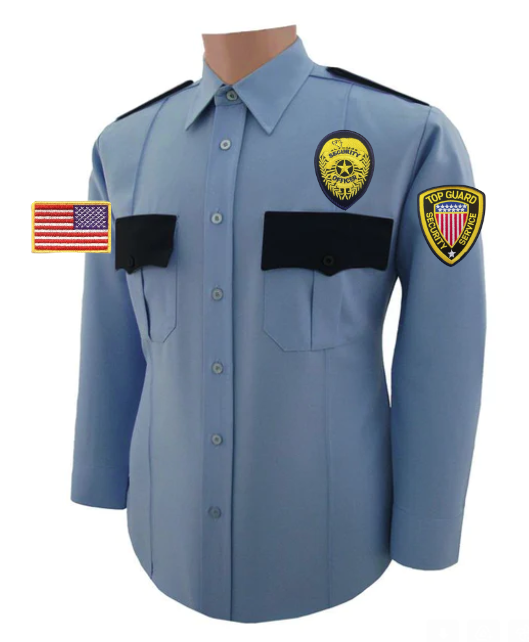 TG All Polyester Long Sleeve Two Tone Shirt