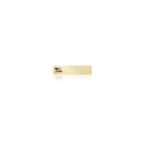 F8 Metal Nametag w/ U.S. Emblem 5/8″ x 2-11/16”