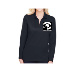 PIN Devon & Jones Women's CrownLux Performance® Plaited Long Sleeve Polo