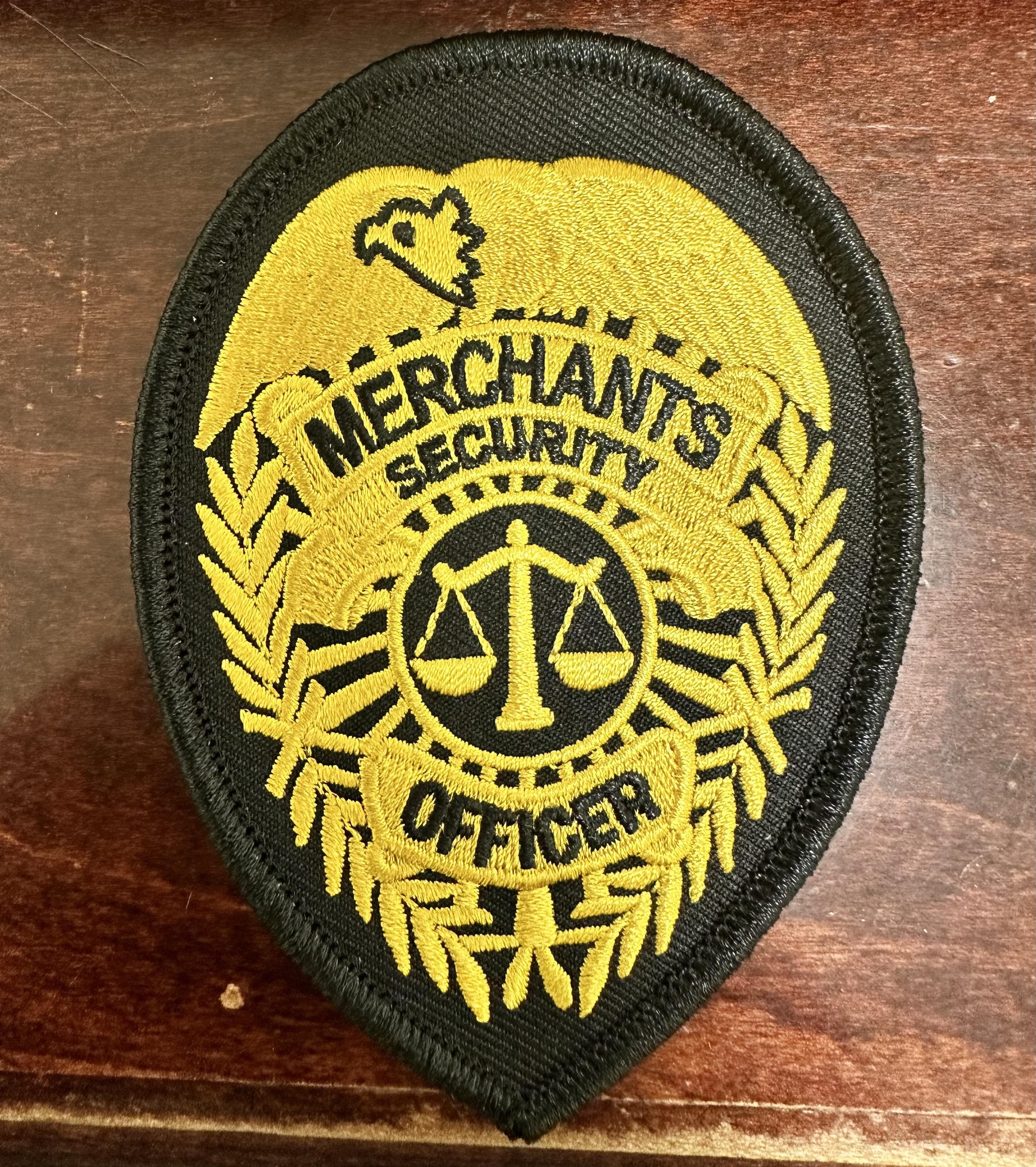 Patch Badge (Merchants Security Officer)