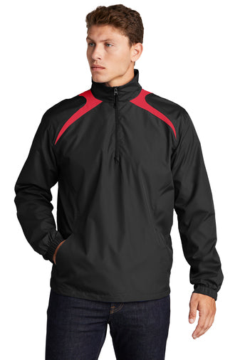 Sport-Tek® Fleece-Lined Colorblock Jacket