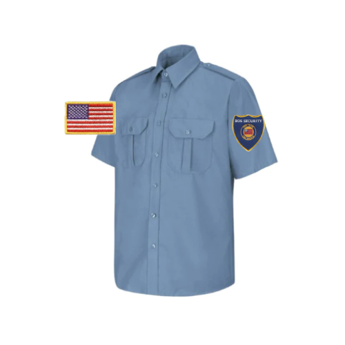 BOS New Dimension® Poplin Short Sleeve Shirt