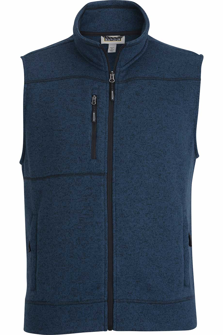 Sweater Knit Fleece Vest With Pockets Sweater Knit Fleece Vest With Pockets