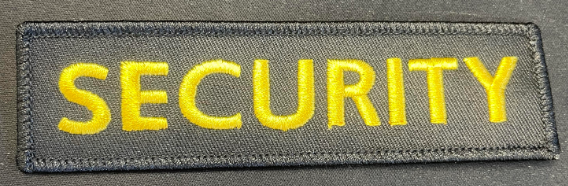 Patch (Security) Gold on Black