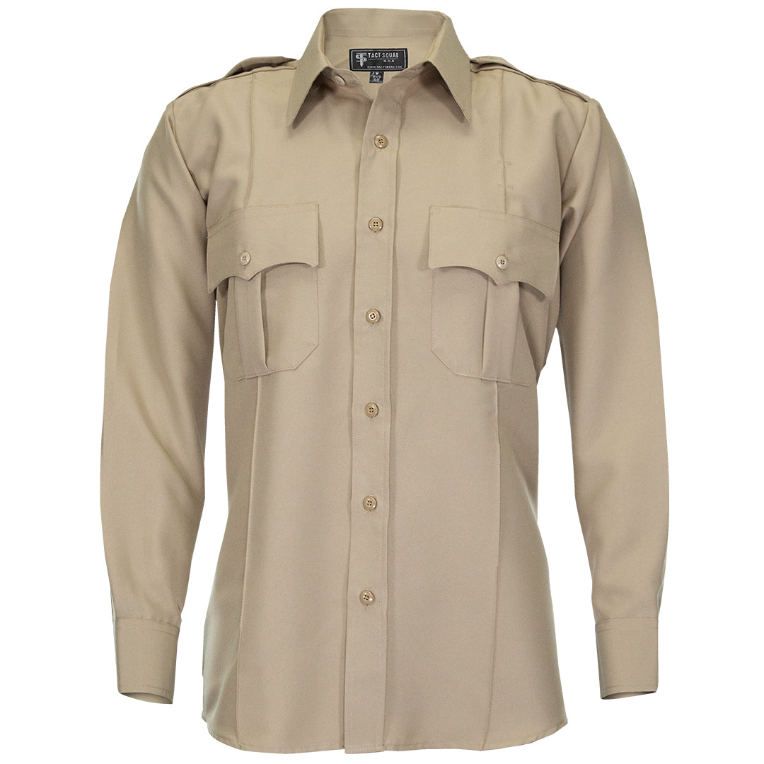 Polyester/Cotton Long Sleeve Uniform Shirt