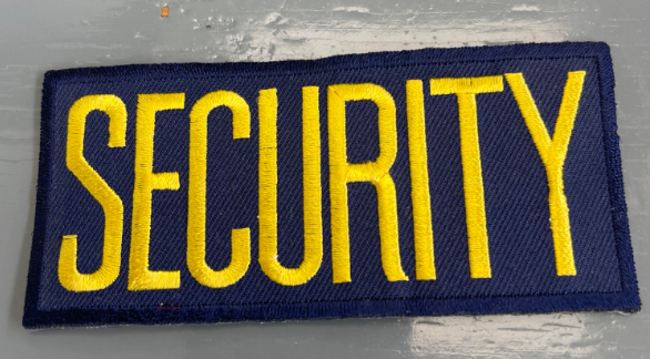 Patch (Security) Gold on Navy