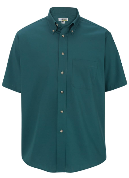Easy Care Poplin Short Sleeve Mens Shirt