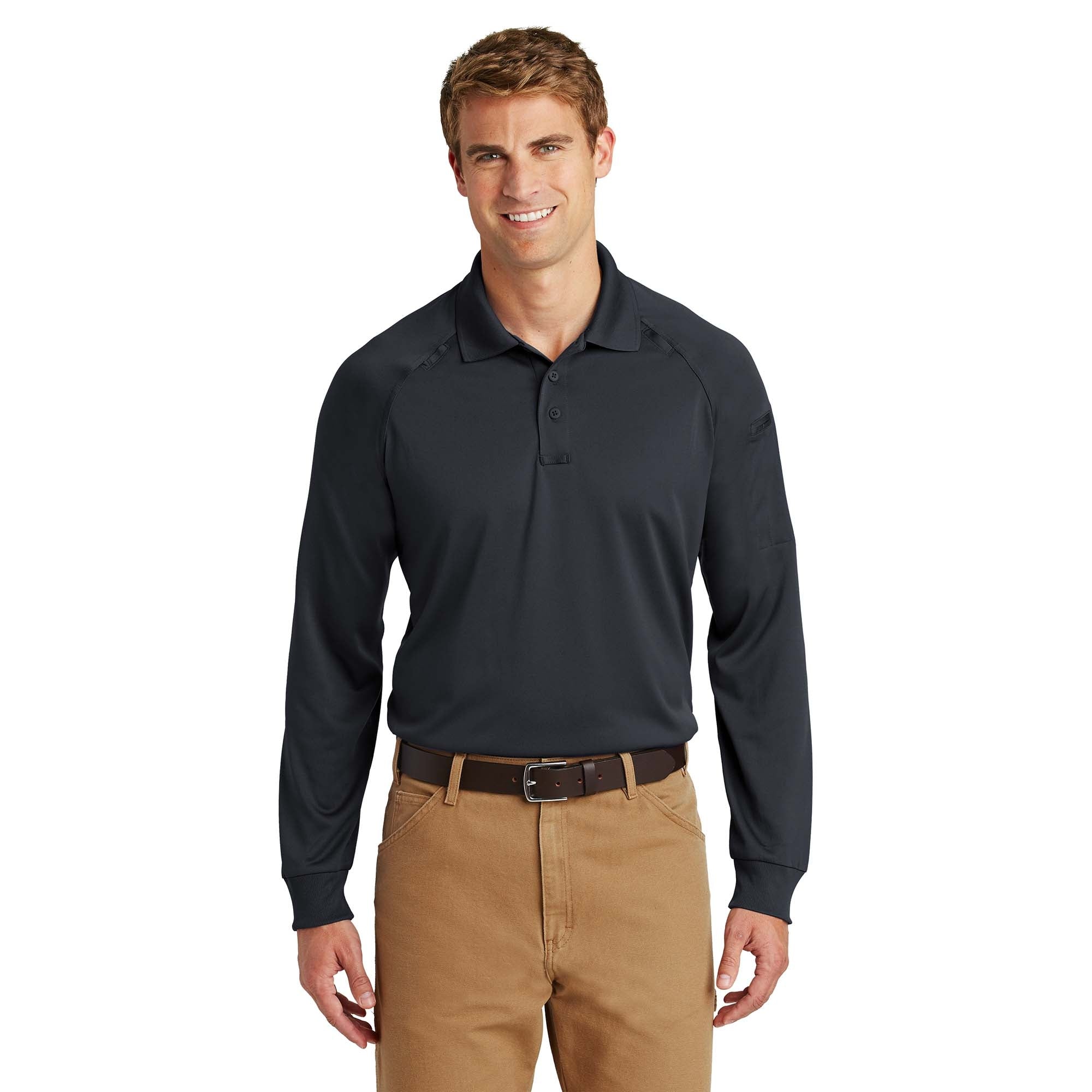 CornerStone® Select Long Sleeve Snag-Proof Tactical Polo