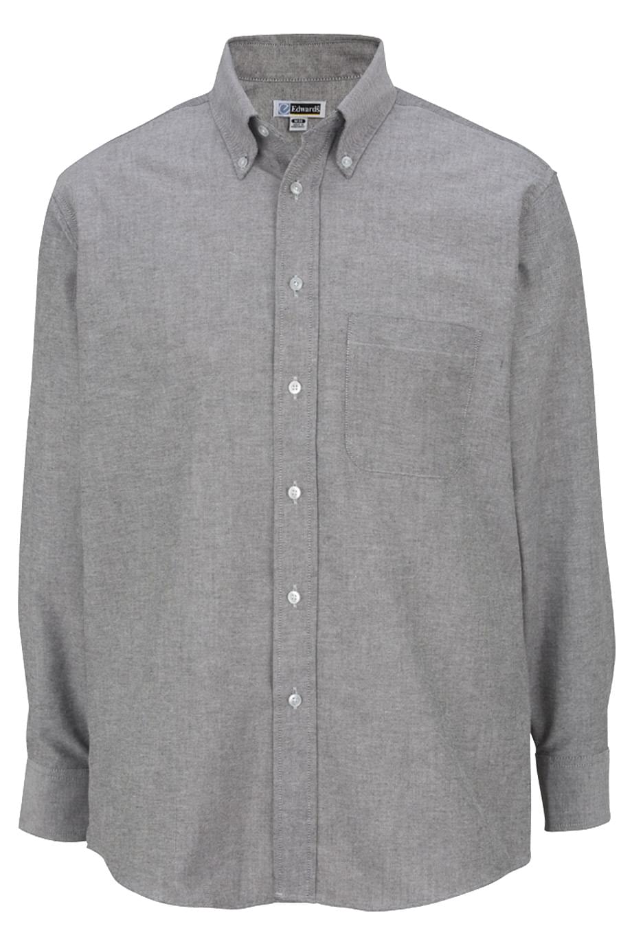 Easy Care Oxford Long Sleeve Mens Shirt (Color: Solid Colors)