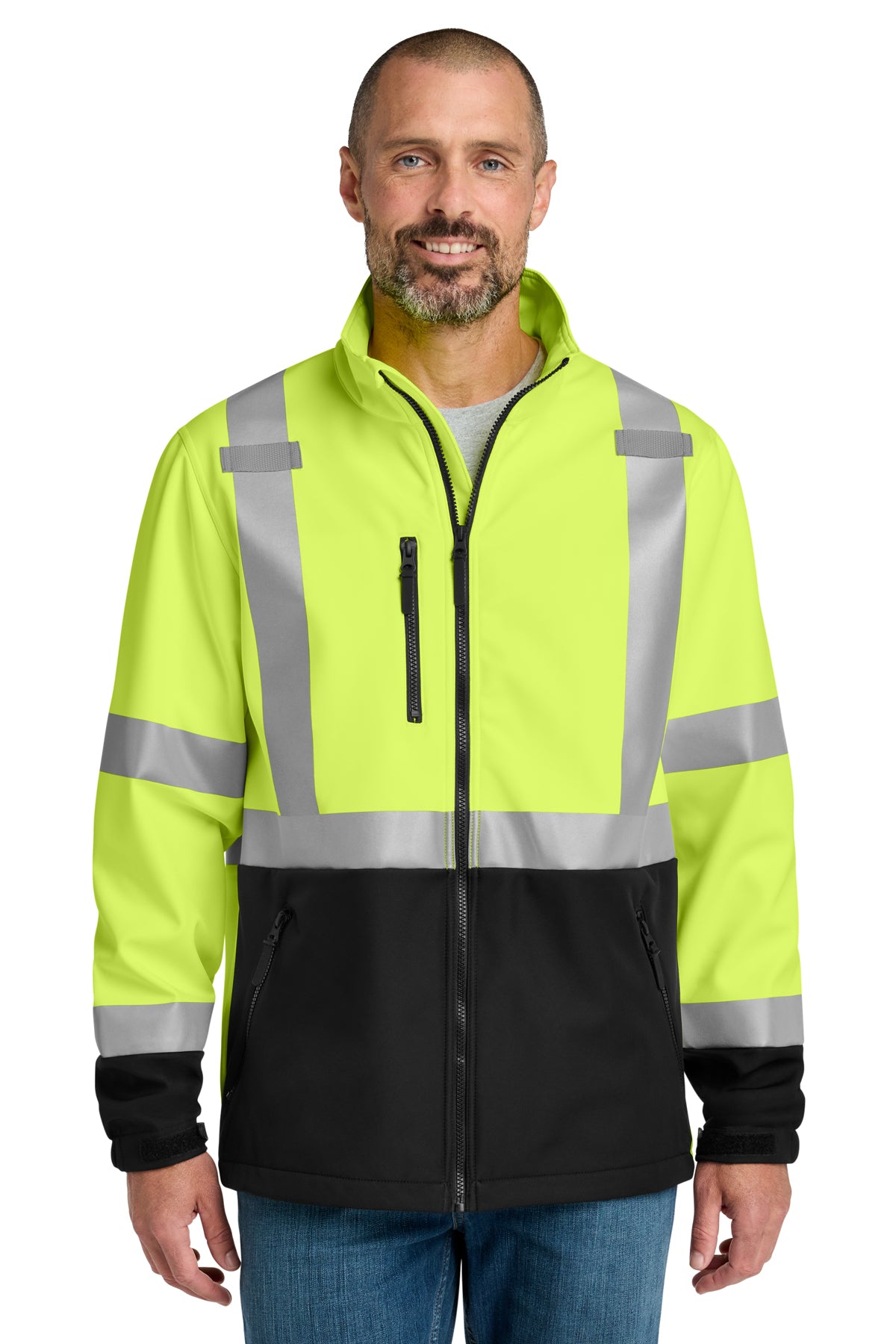 CornerStone® ANSI 107 Class 3 Soft Shell Jacket