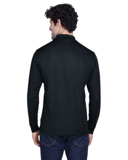 HAN Men's Pinnacle Performance Long Sleeve Piqué Polo
